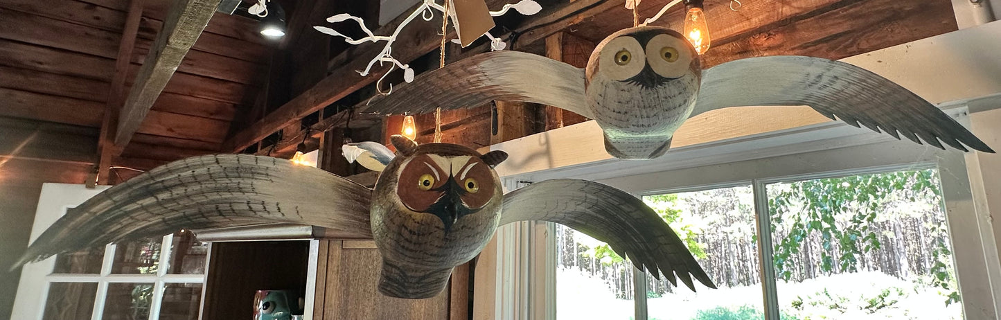 Flying owl (large - wooden)