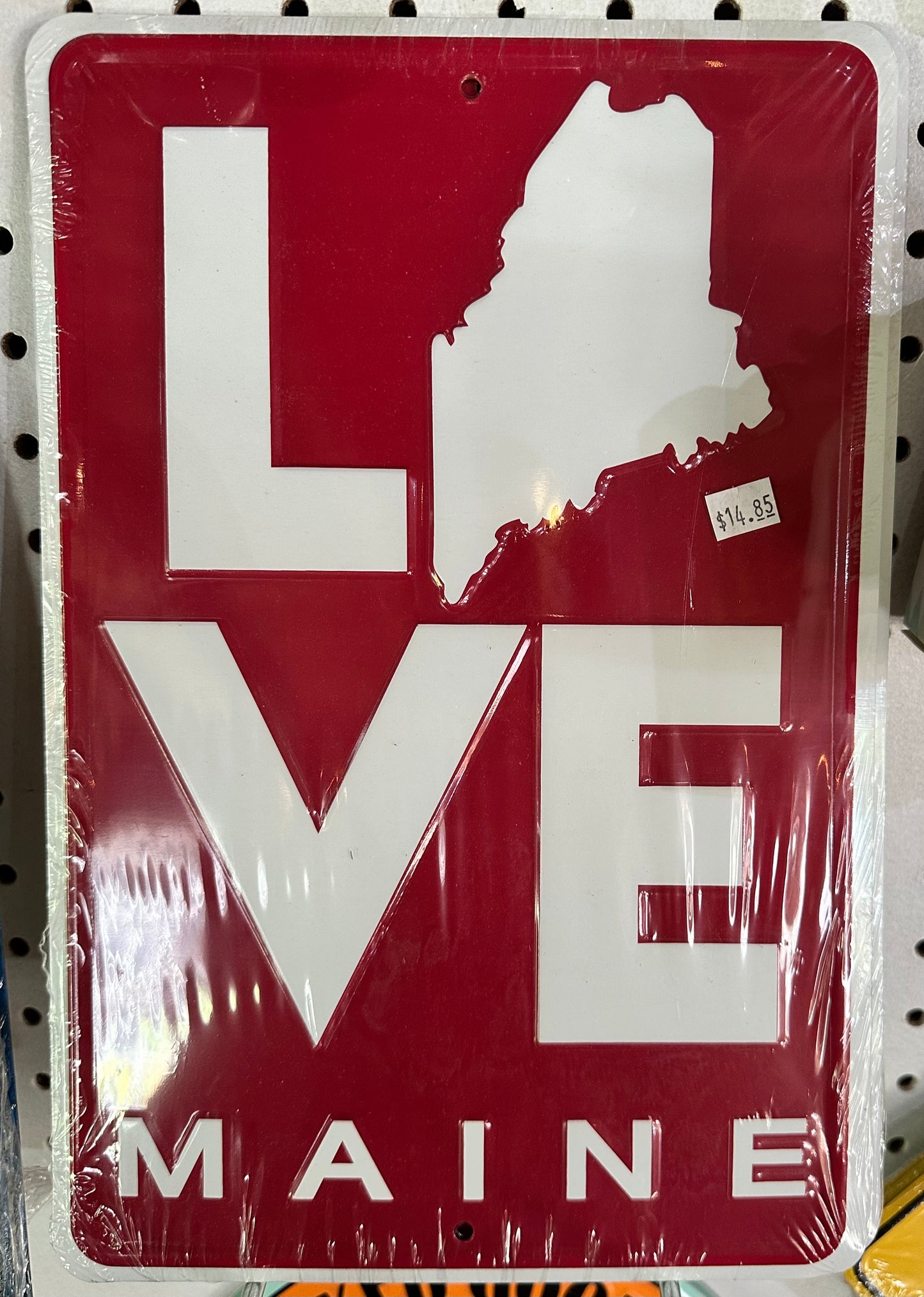 Love Maine sign (metal)