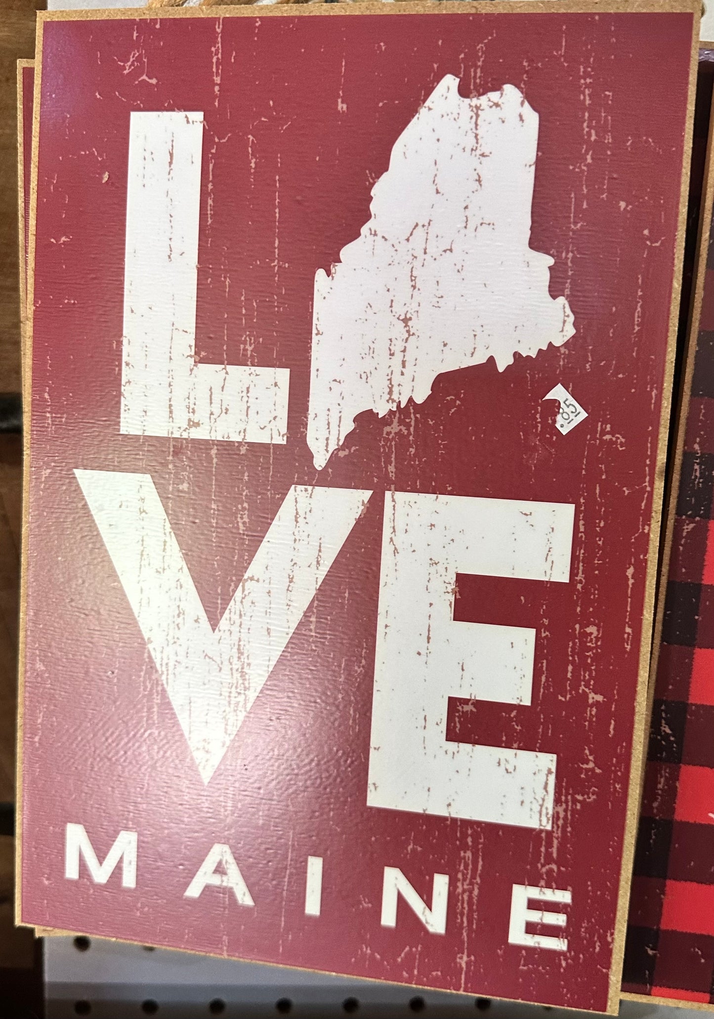 Love Maine Sign