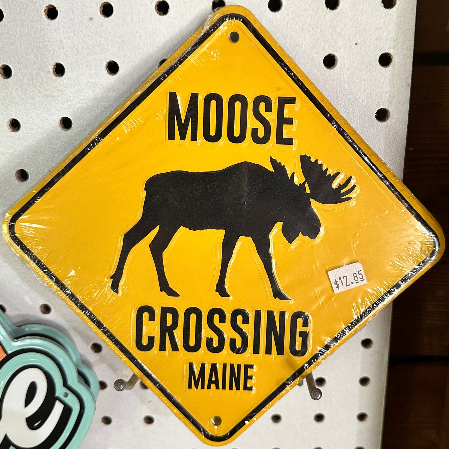 Moose Crossing Sign