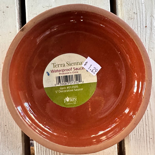 Terra Sienna Waterproof Saucer