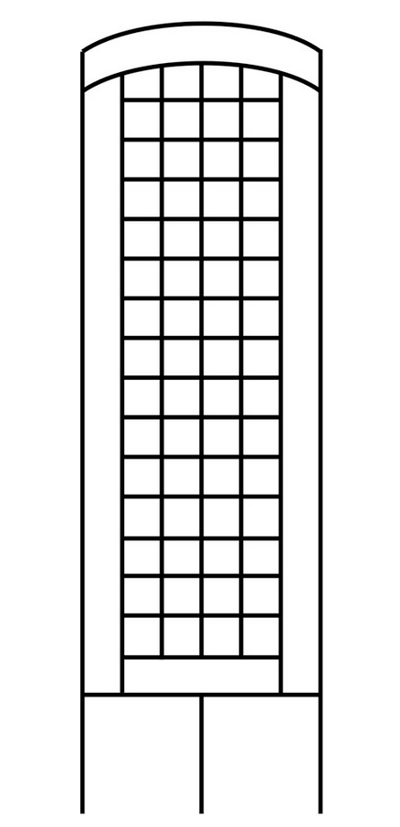 2' Radius Top Trellis