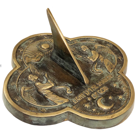 Solid Brass Angel Sundial