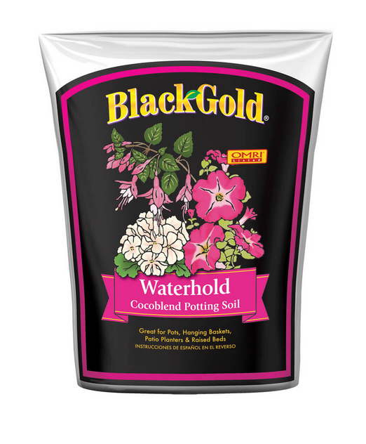 black kow potting mix Black Gold Waterhold Cocoblend Potting Soil 8 Quarts