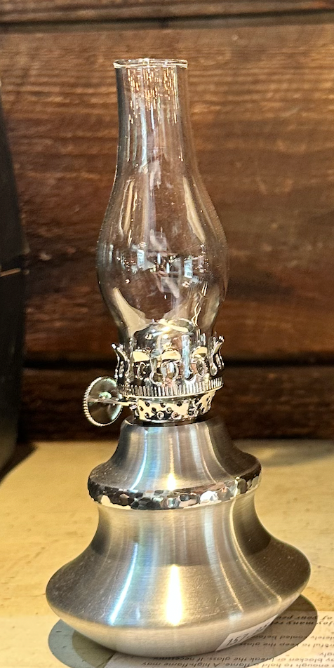 Juniper Oil Lamp with 3.75" Globe