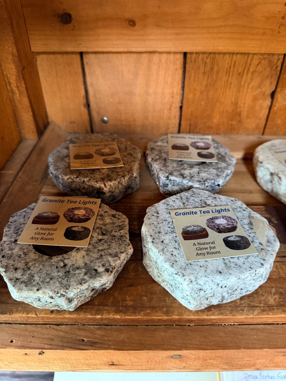 Sea Stones Granite Tea Light