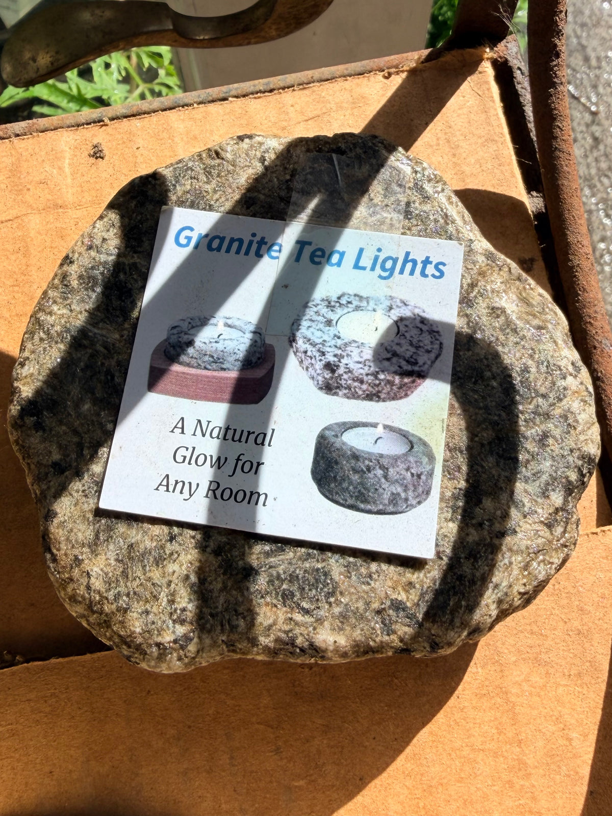 Sea Stones Granite Tea Light