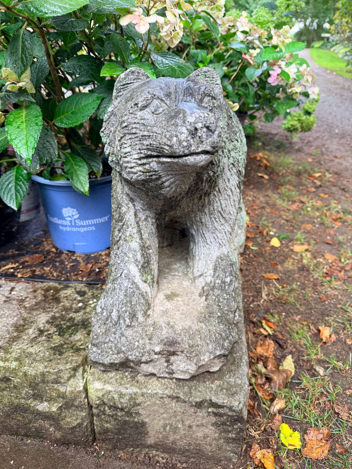 Granite Bear Sculpture