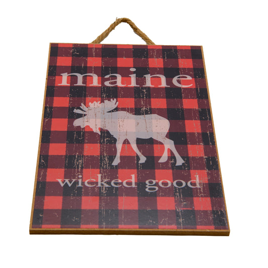 Maine Wicked Good sign