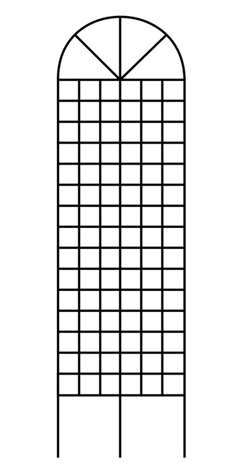 An image of a medium-sized trellis with arched openings.