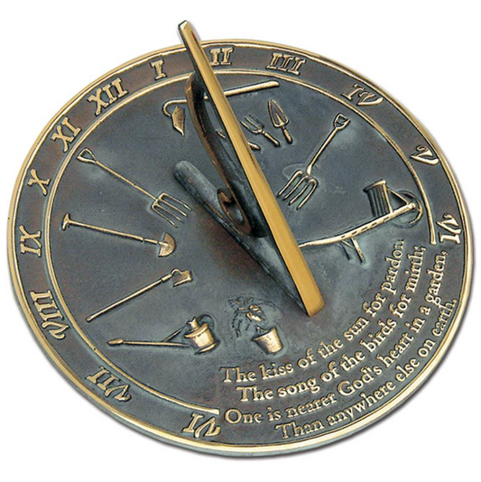 Solid Brass Kiss Of The Sun Sundial