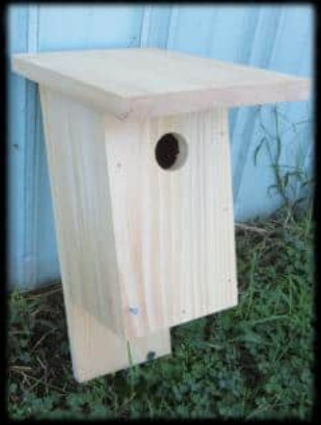 Wooden Bluebird Birdhouse – Fieldstone Gardens Inc