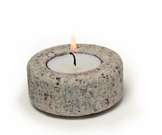 Sea Stones Granite Tea Light