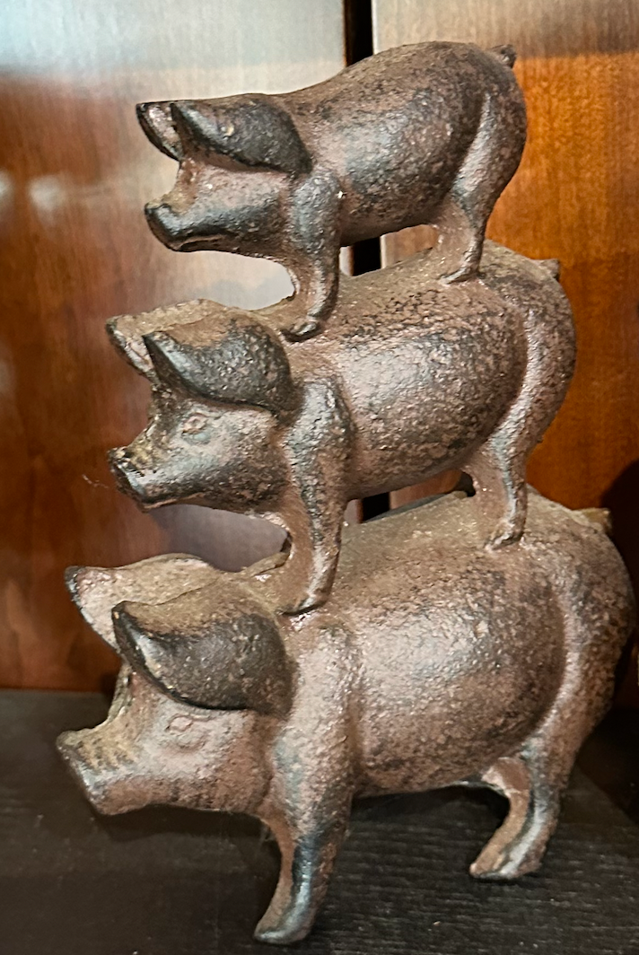 Boar Stack Rusted Pig Stack – Fieldstone Gardens Inc