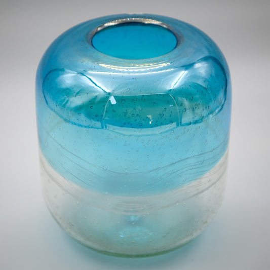 Vase  - Blue glass